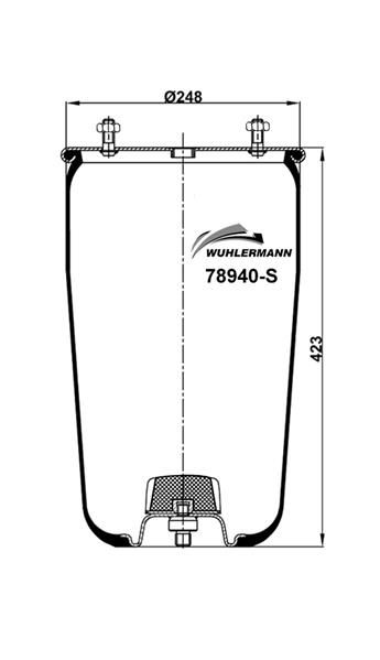 Пневморесора гумометалева WUHLERMANN WU 78940-S