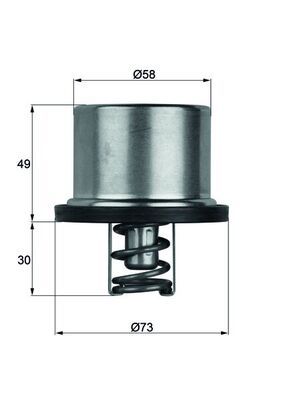 Термостат MAHLE THD 1 82