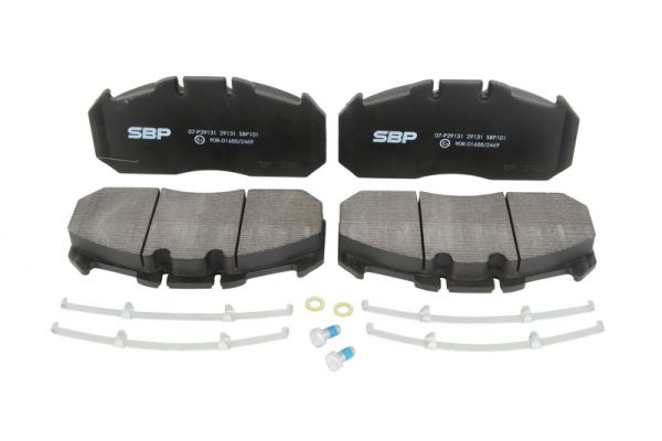 Колодки гальмівні дискові комплект 4 шт SBP 07-P29131