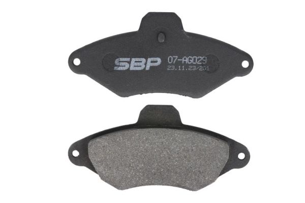 Пара гальмівних накладок SBP 07-AG029