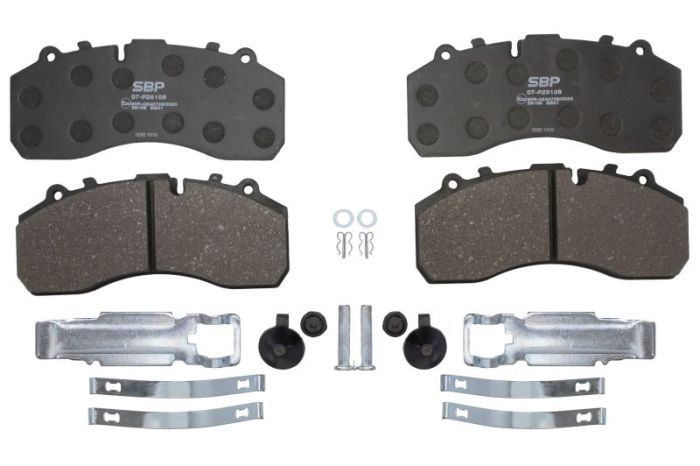 Колодки гальмівні дискові SBP 07-P29108